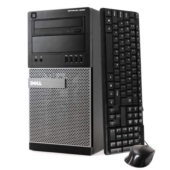 Pre-Owned Dell Optiplex 9020 Tower Computer PC, 3.20 GHz Intel i5 Quad Core Gen 4, 16GB DDR3 RAM, 1TB SATA Hard Drive, Windows 10 Home 64Bit (Used Grade B Used)