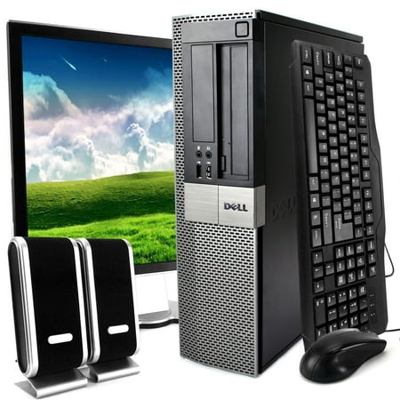 Dell Optiplex 960 Desktop Intel Core 2 Duo 3.0GHz 8GB RAM 1TB HDD DVD-ROM Windows 10 Home 19'' Display Keyboard Mouse Speaker WiFi