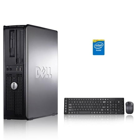 Dell Optiplex Desktop Computer 3.3 GHz Core 2 Duo Tower PC, 4GB, 500GB HDD, Windows 10 Home x64, USB Mouse & Keyboard