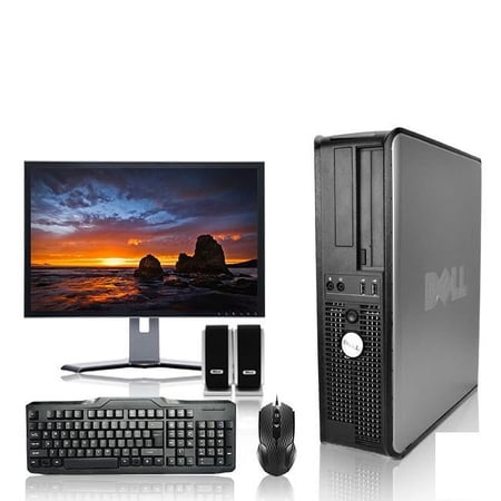 Dell Optiplex Desktop Computer 3.3 GHz Core 2 Duo Tower PC, 4GB RAM, 250 GB HDD, Windows 7