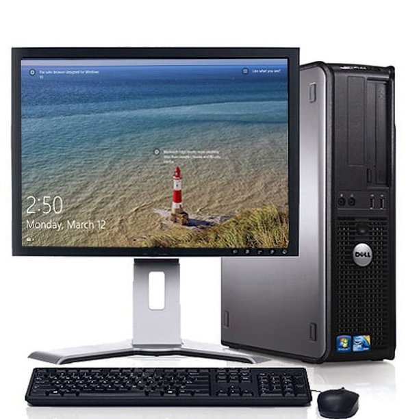 Dell Optiplex Desktop Computer Bundle with Intel Processor DVD Wifi 17 ...