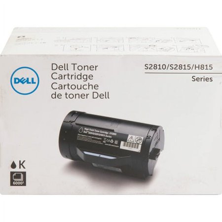 Dell Original High Yield Laser Toner Cartridge - Black - 1 / Each - 6000 Pages | Bundle of 2 Each