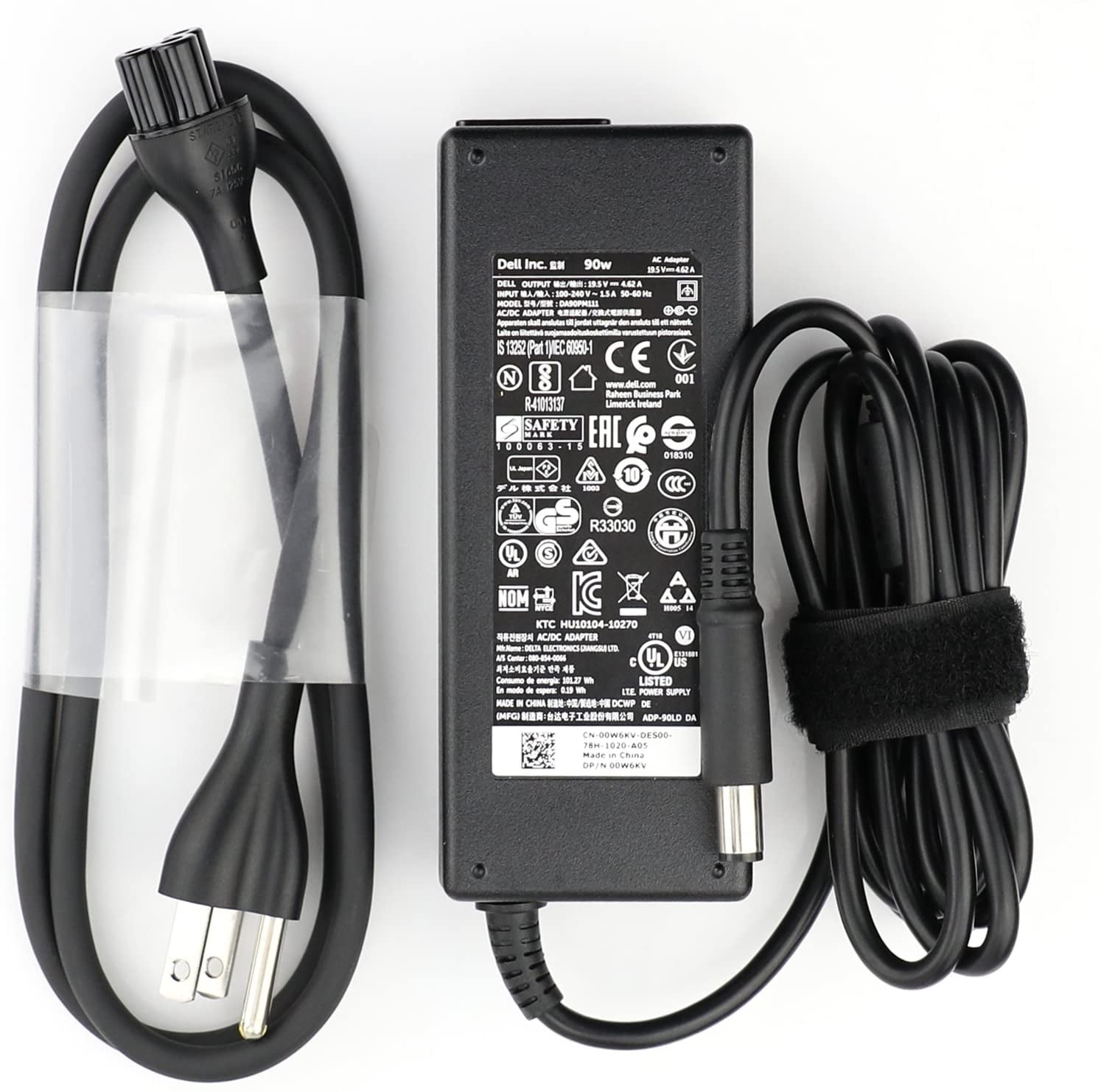 Dell Original OEM 90W Laptop Charger AC Adapter Power Cord