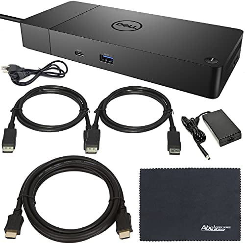 Dell Performance Dock WD 19S WD19S Docking Station (WD19S130W) with 130W Power Adapter + ZoomSpeed HDMI Cable + 2 x ZoomSpeed DisplayPort Cables + AOM Starter Bundle