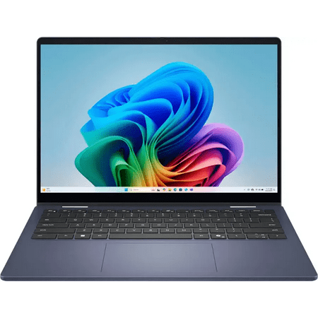 Dell - Plus 2-in-1 14" 2K Touch Screen Laptop - AMD Ryzen AI 5 340 Copilot+ PC with 16GB Memory - 512GB SSD - Midnight