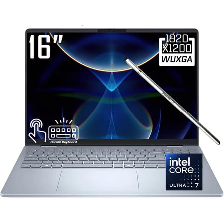 Dell 16 Plus Copilot+ PC AI Laptop, 16" FHD+ 1920 x 1200 IPS LCD Touchscreen, Intel Core Ultra 7 258V, 1080P Webcam, Backlit KB, Stylus Pen, Win11 Home (32GB DDR5 RAM | 1TB SSD)