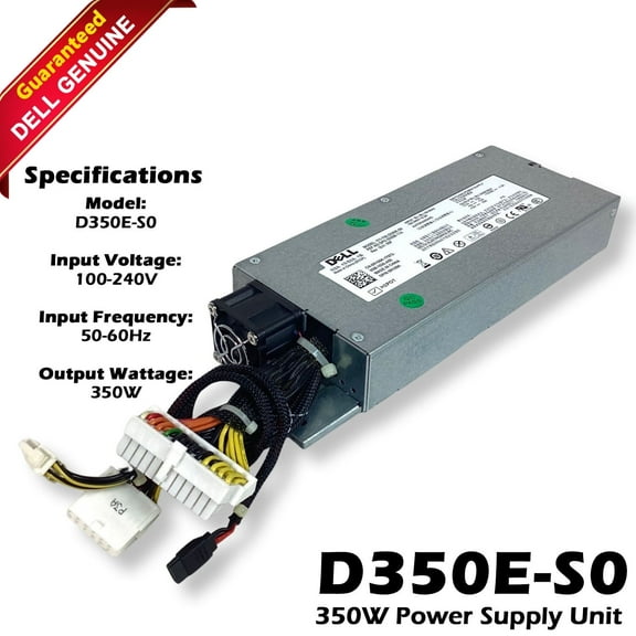 Pre-Owned Dell PowerEdge R310 Server D350E-S0 350W Switching Power Supply R109K