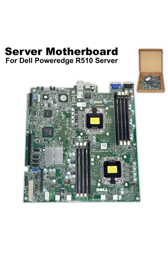 PowerEdge R510 Server Motherboard, Dual LGA1366, Xeon 5500/5600 - DPRKF