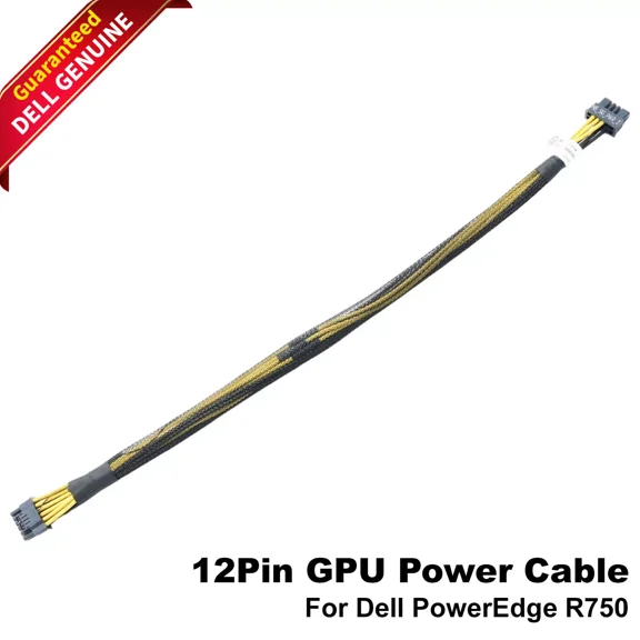 Dell PowerEdge R750 12-Pin GPU Power Cable for NVIDIA H100 - MMK2H