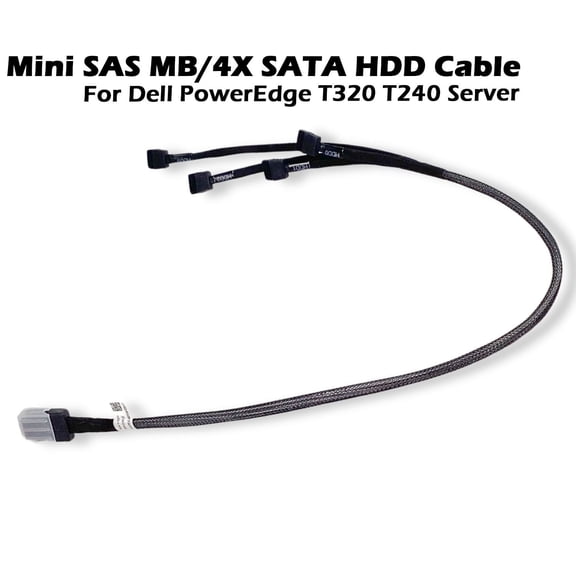 Dell PowerEdge T320/T420 Mini SAS SFF-8087 to 4x SATA Cable VPFJC