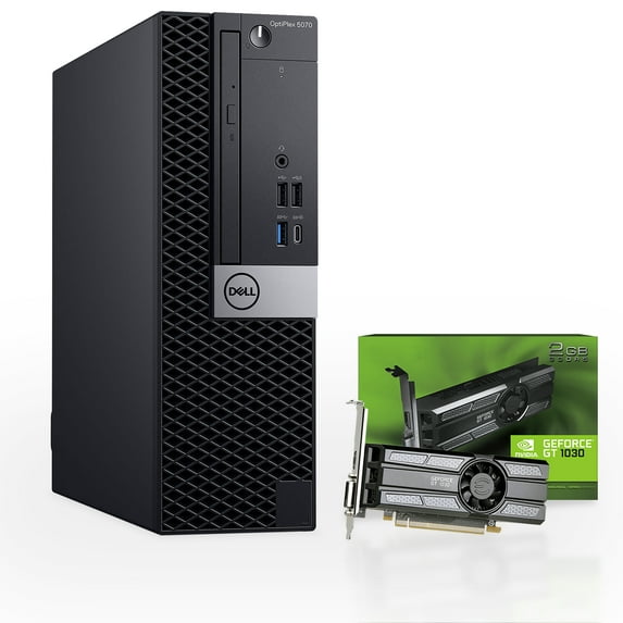 Dell Prebuilt Gaming Desktop Computer | Intel i5 + GeForce GT 1030 2GB GPU | 1080p Gaming PC | 16GB DDR4 RAM | 1TB SSD | Internal Wi-Fi 6 PCIe Adapter | Windows 11 Pro