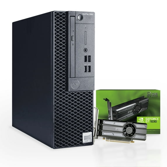 Dell Prebuilt Gaming Desktop Computer | Intel i7 + GeForce GT 1030 2GB GPU | 1080p Gaming PC | 16GB DDR4 RAM | 1TB SSD | Internal Wi-Fi 6 PCIe Adapter | Windows 11 Pro