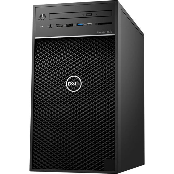 Dell Precision 3630 Desktop, Intel Xeon E-2124G Upto 4.5GHz, 16GB RAM, 512GB NVMe SSD, NVIDIA Quadro P2000, DVDRW, DisplayPort, Windows 10 Pro