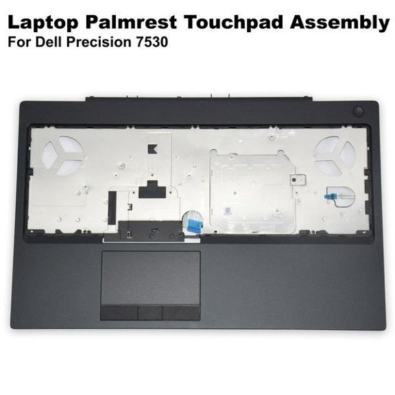Dell Precision 7530 Workstation Palmrest Touchpad Assembly with Smart Card Reader KDGPF