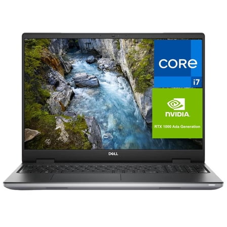 Dell Precision 7680 Mobile Workstation 16" FHD+ Laptop, Intel Core i7-13850HX, 64GB RAM, 2TB NVMe SSD, NVIDIA RTX 1000 6GB, HDMI, USB-C, Wi-Fi, BT - Windows 11 Pro - AI Copilot, Grey