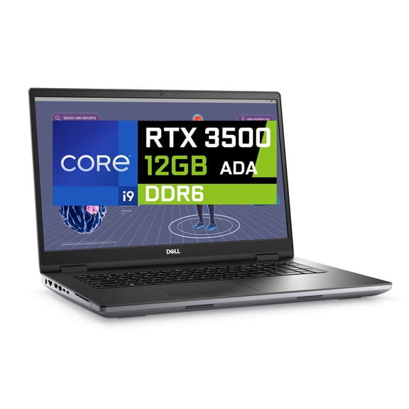 Dell Precision 7780 Mobile Workstation 17.3" FHD Laptop, Intel Core i9-13950HX, 128GB RAM, 1TB NVMe SSD, NVIDIA RTX ADA 3500 12GB, HDMI, USB-C, Wi-Fi, BT - Windows 11 Pro - AI Copilot, Grey