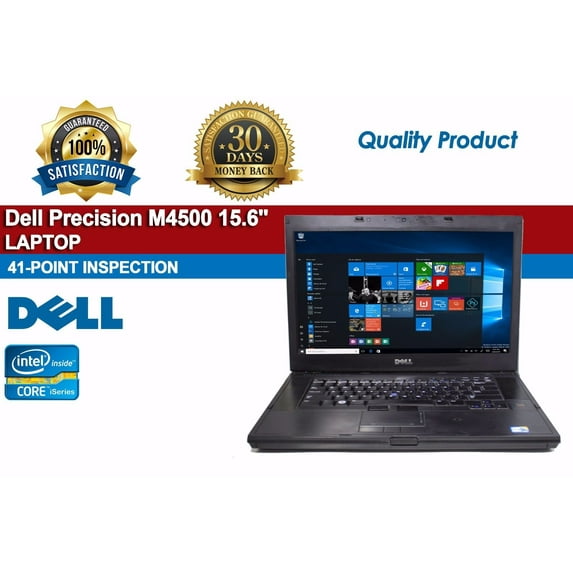 Dell Precision M4500 15.6" Intel Core i7 4 GB RAM 320 GB HDD Windows 10 Pro Laptop