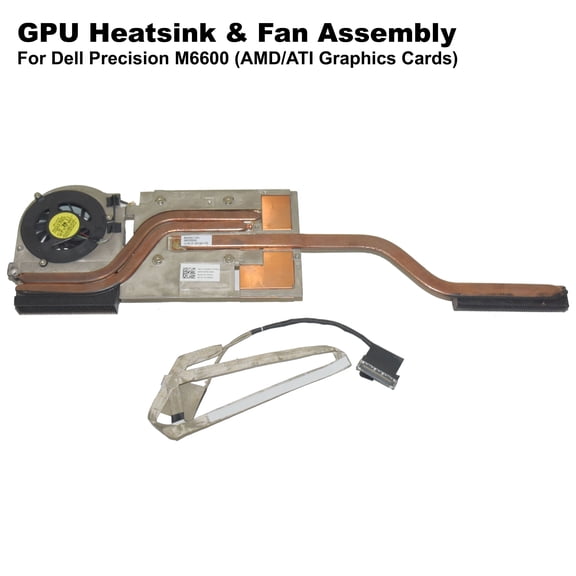 Dell Precision M6600 AMD GPU Heatsink & Fan Assembly 12DGW