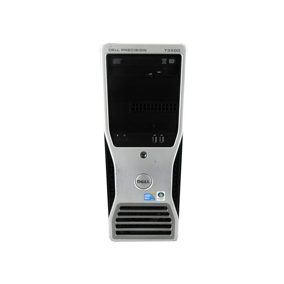 Dell Precision T3500 Workstation, 1x Xeon W3670 3.2GHz Six Core Processor, 48GB DDR3 Memory, 1x 600GB SSD, NVIDIA Quadro 4000, Windows 10 Professional 64-bit Installed, (Refurbished)