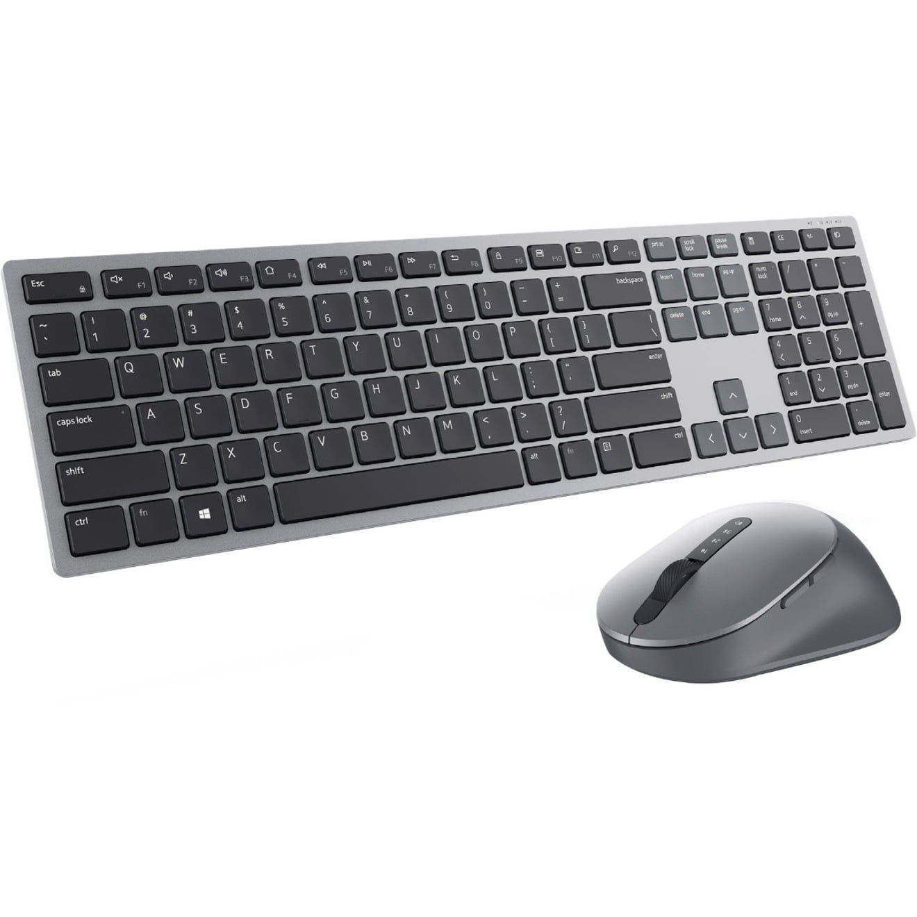 Dell KM7321WGY-US Premier Multi-Device Wireless Keyboard &amp;amp; Mouse - Titan Gray