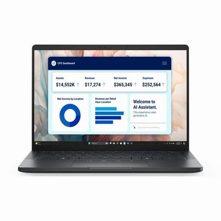 Dell Pro 13 Premium PA13250 13.3" Touchscreen Copilot+ PC Notebook - QHD+ - Intel Core Ultra 7 268V - vPro Technology - 32 GB - 512 GB SSD - Magnetite - Windows 11 Pro - Intel Arc Graphics KJ1H0