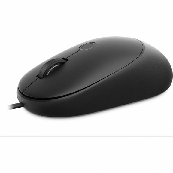 Dell Pro 5 Wired Fingerprint ESS Mouse - MS526C - PC, Mac - Full-size Mouse - Optical - Cable - Black - USB Type A - 6000 dpi - Scroll Wheel - 3 Button(s) - 1 Programmable Button(s) - Symmetrical