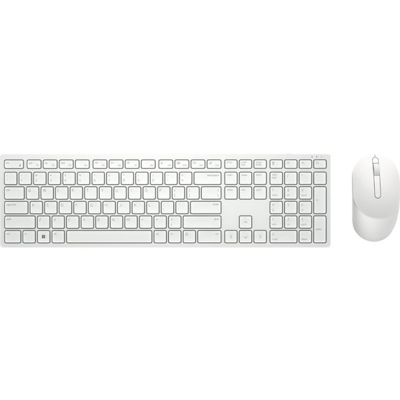 Dell Pro Keyboard and Mouse, KM5221W, US English, White