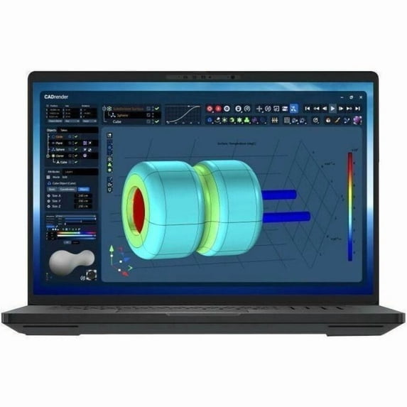 Dell Pro Max 18" Laptop, Intel Core Ultra 7 265HX, 32GB RAM, 1TB SSD, Windows 11 Pro, MB18250