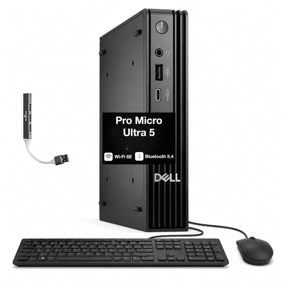 Dell Pro Micro Ultra 5 235T 16GB DDR5 512GB SSD Win11P w/USB Expander Mini PC