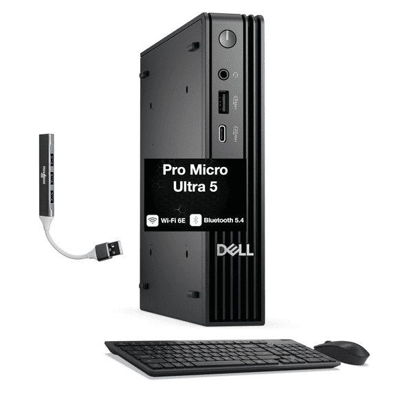 Dell Pro Micro QCM1250, 64GB RAM, 2TB SSD, w/usb port expander