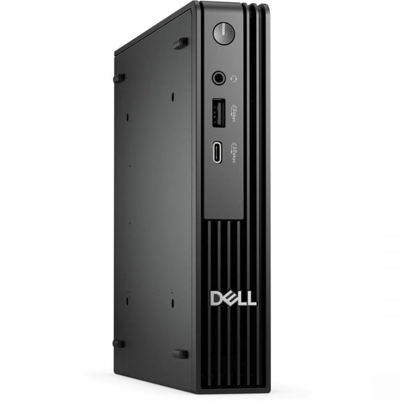 Dell Pro Micro QCM1250 Desktop Computer - Intel Core Ultra 5 235T - 16 GB - 512 GB SSD - Micro PC - Black - Intel Chip - Windows 11 Pro - Intel DDR5 SDRAM - English (US) Keyboard - IEEE 802.11ax Wi...