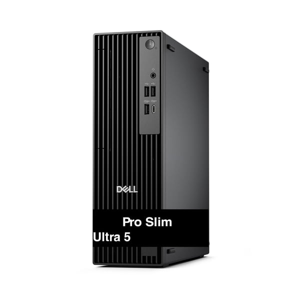 Dell Pro Slim QCS1250 Business Mini Desktop (Intel Ultra 5-235, Intel Graphics, 64GB DDR5, 4TB PCIe SSD, 180W PSU, RJ-45, 1 Display Port, 1 x HDMI 2.1, Win 11 Pro)