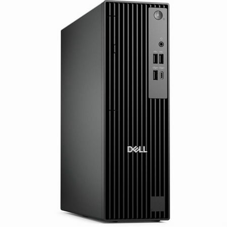 Dell Pro Slim QCS1255 Desktop Computer, AMD Ryzen 7 PRO 8700G, 16 GB, 512 GB PCI Express NVMe 4.0 SSD, Slim PC, Standard Black
