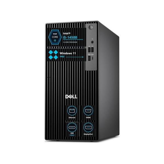 Dell Pro Tower QCT1250 Desktop, Intel Core i5-14500, 16GB DDR5, 512GB SSD, Wi-Fi, Win 11 Pro