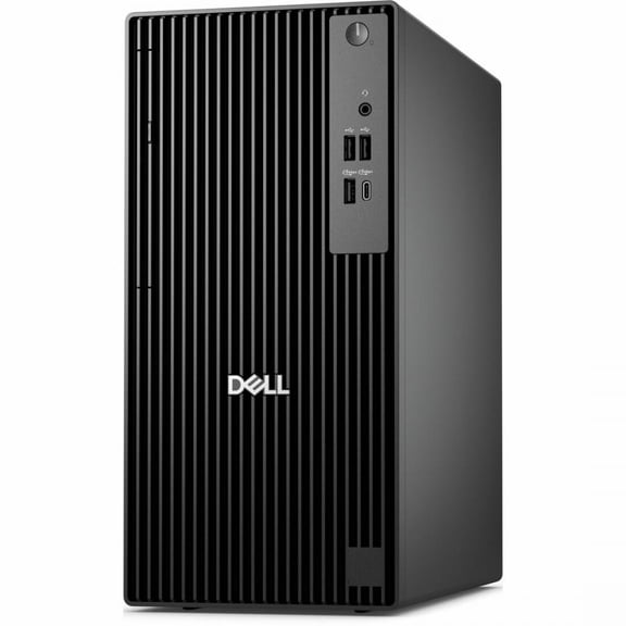 Dell Pro QCT1255 Desktop Computer - AMD Ryzen 7 PRO 8700G - 16 GB - 512 GB PCI Express NVMe 4.0 SSD - Tower - Black - AMD Chip - Windows 11 Pro - AMD DDR5 SDRAM - English (US) Keyboard - Wi-Fi 7 (I...