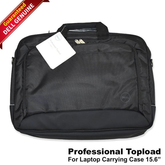 Dell Adult Top Load 15.6" Laptop Carrying Case, Black, 1