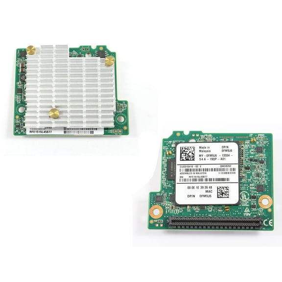 Dell QLogic QMD8262 Dual Port 10Gbps Mezzanine Card for PowerEdge M620/M630/M820 - FM9J6