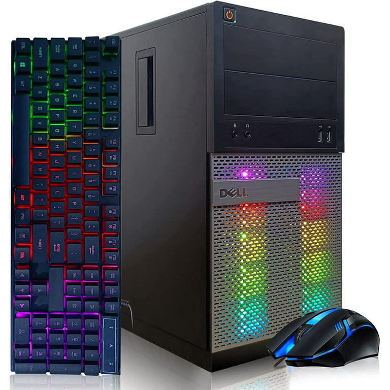 Dell RGB Gaming PC Computer - Intel Core I7-4770 up to 3.9GHz