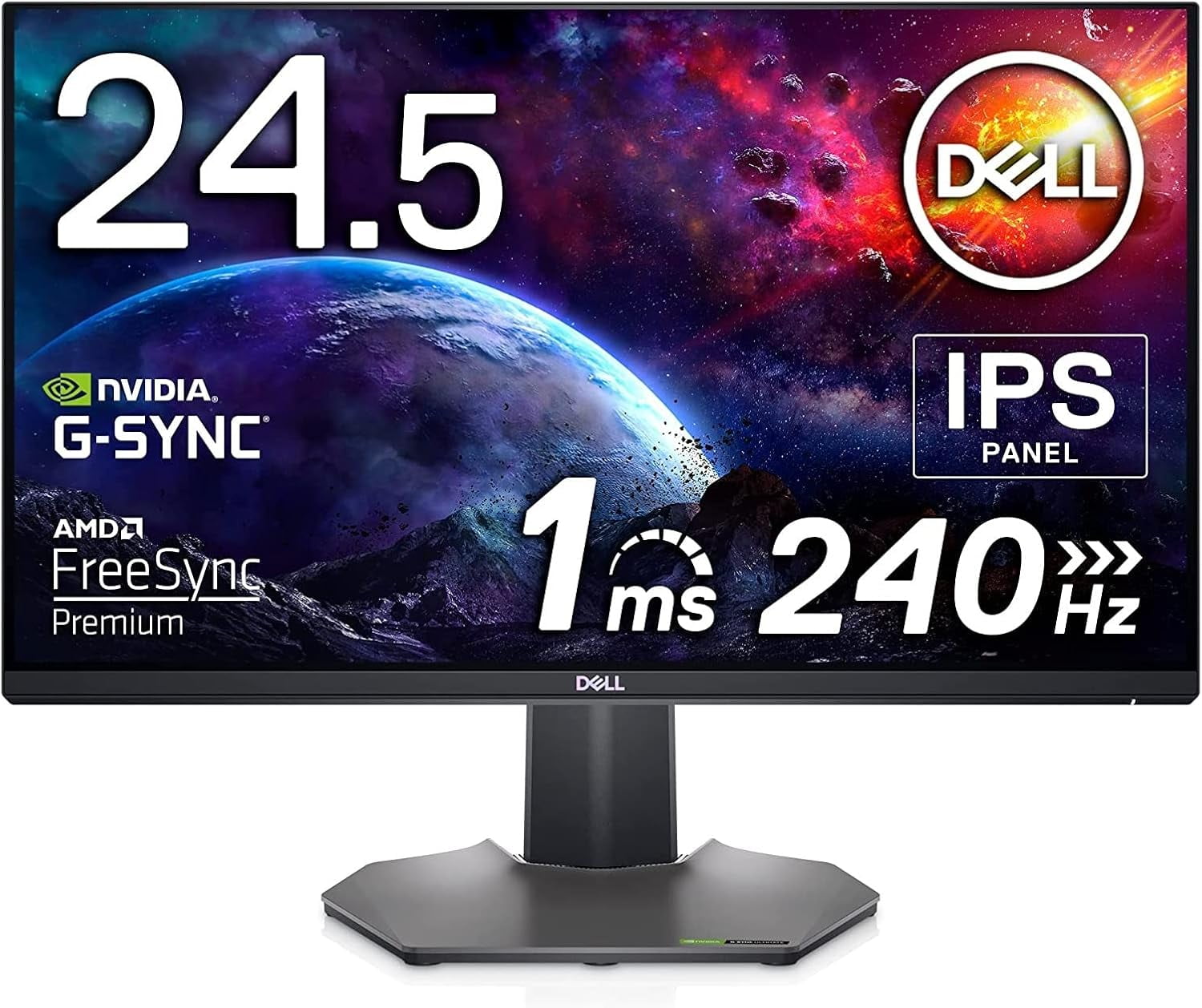 Dell s2522hg モニター　240Hz Dell 2522HG Review ディスプレイ・モニター本体