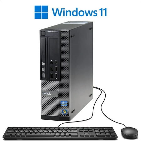 Pre-Owned Dell Silver 7010 Desktop PC with Intel i5 Processor, 16GB Memory, 512SSD Hard Drive and Windows 11 Pro Pro (Monitor Not Included) - Used - Like
