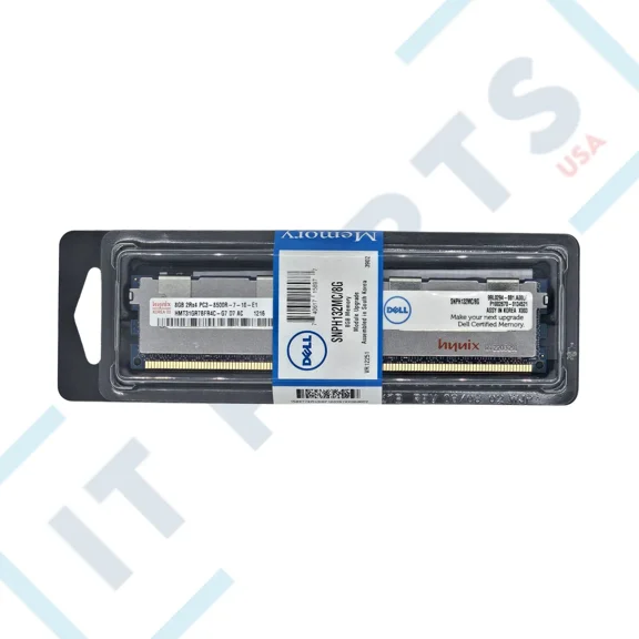 Dell Snph132Mc/8G Hynix Hmt31Gr7Bfr4C-G7 8Gb 2Rx4 Pc3-8500R Ecc Server Ram