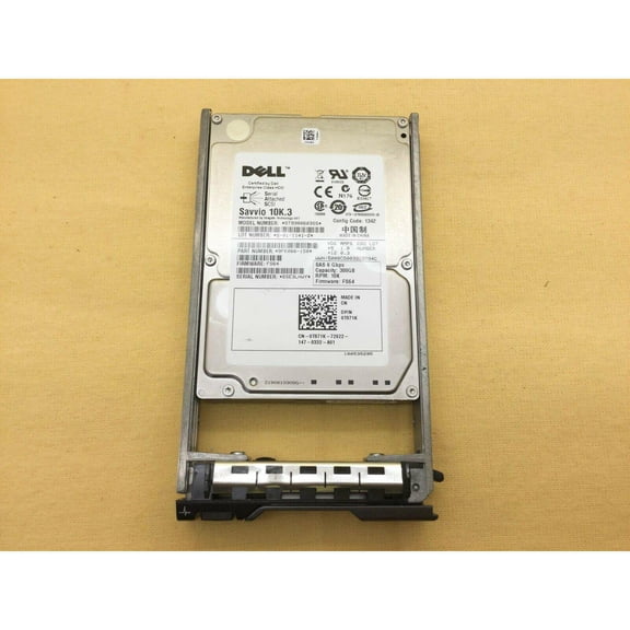Dell T871K 0T871K DELL 300GB 10K 6G SFF SAS HDD ST9300603SS Seagate 700900353700