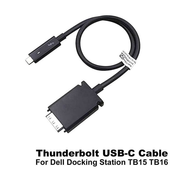 Dell Thunderbolt 3 USB‑C Cable for TB15/TB16 Dock – 3V37X / 5T73G