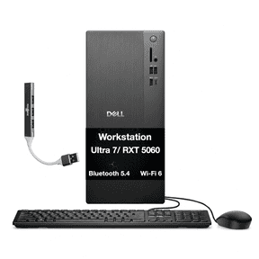 Dell Tower ECT1250 Desktop Ultra 7 265F, 32GB/1TB, RTX 5060, W11P w/DKZ Hub