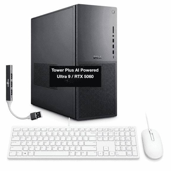 Dell EBT2250 Tower Plus Desktop Computer, Intel Ultra 9-285, 32GB , 1TB M.2 PCIe SSD