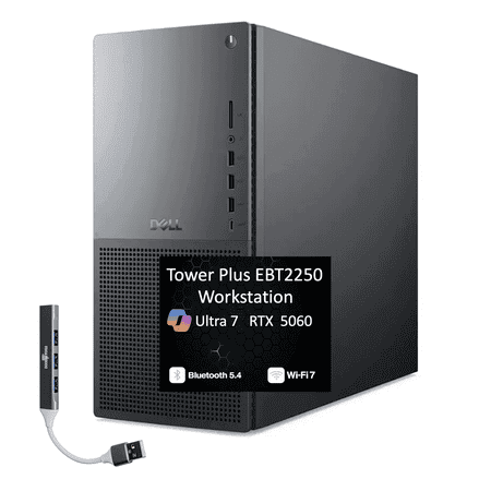Dell EBT2250, Ultra 7 265, RTX 5060, 32GB, 2TB SSD, Win11 Pro, w/DKZ USB Hub