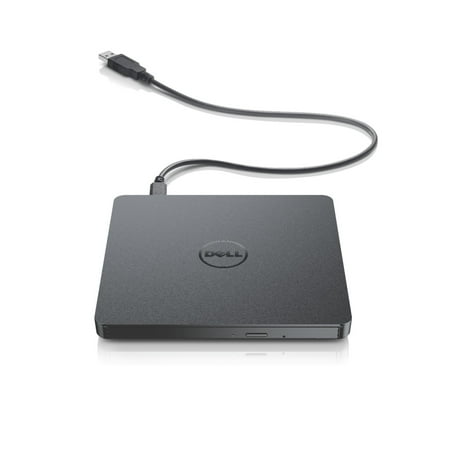 Dell - USB Slim DVD+/- RW Drive - Plug and Play - DW316 - Black