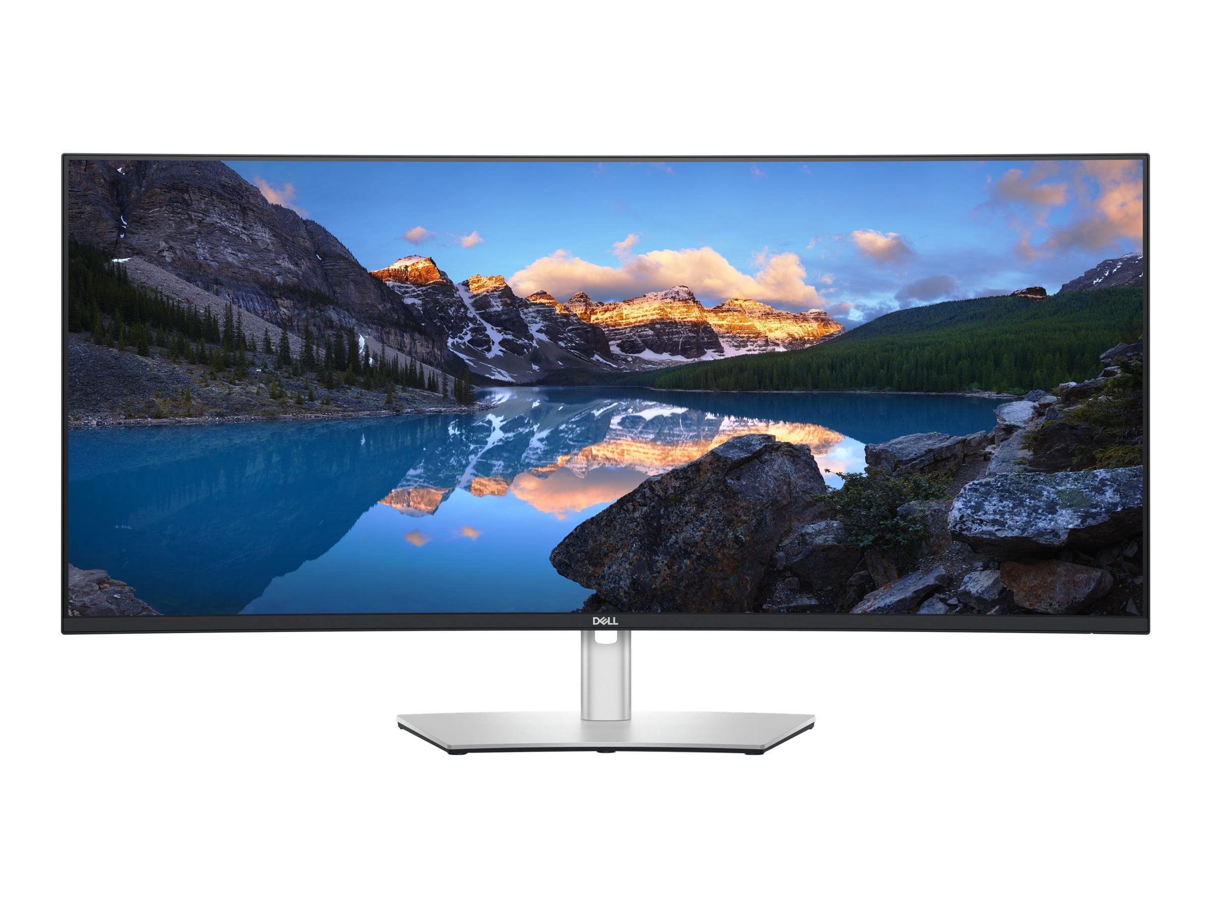 Dell UltraSharp U4021QW 39.7 5K2K WUHD Curved Screen LED LCD Monitor -  21:9 - Black, Silver, Black, Silver 