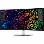 Dell UltraSharp U4025QW 40" Class 5K2K WUHD Curved Screen LED Monitor, 219, Black, Silver