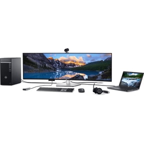 Dell UltraSharp U4924DW 49" Dual Quad HD (DQHD) Curved Screen Edge WLED LCD Monitor - 32:9